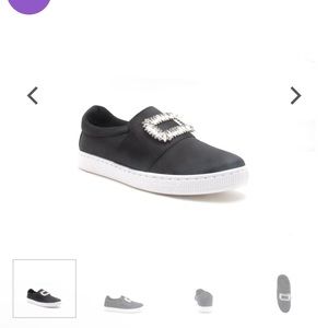 New slip on blingy sneakers